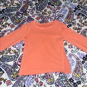 Coral Long Sleeve Top